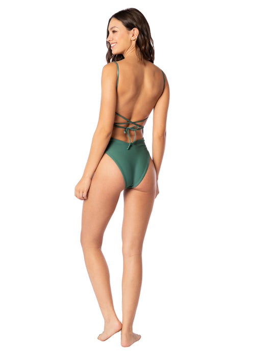 Hover image -  Maaji Eucalyptus Green Brittany Classic One Piece
