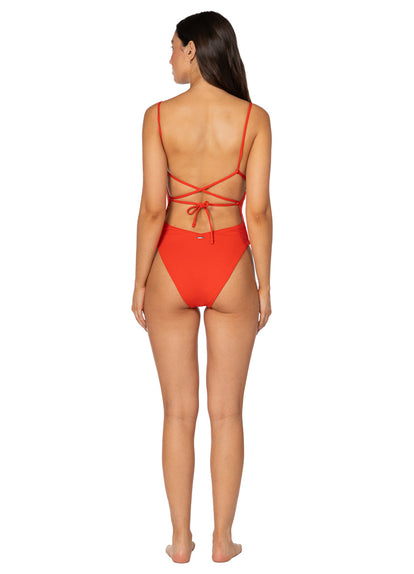 Thumbnail - Foto de Red Camelia Brittany Classic One Piece by Maaji - Enteros - Vestidos de Baño - 5