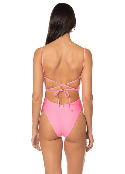  Foto de Pink Brittany Cheeky Cut Classic One Piece by Maaji - Enteros - Vestidos de Baño