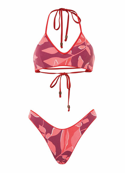 Thumbnail - Maaji Scarlet Red Splendour High Leg Bikini Bottom - 9