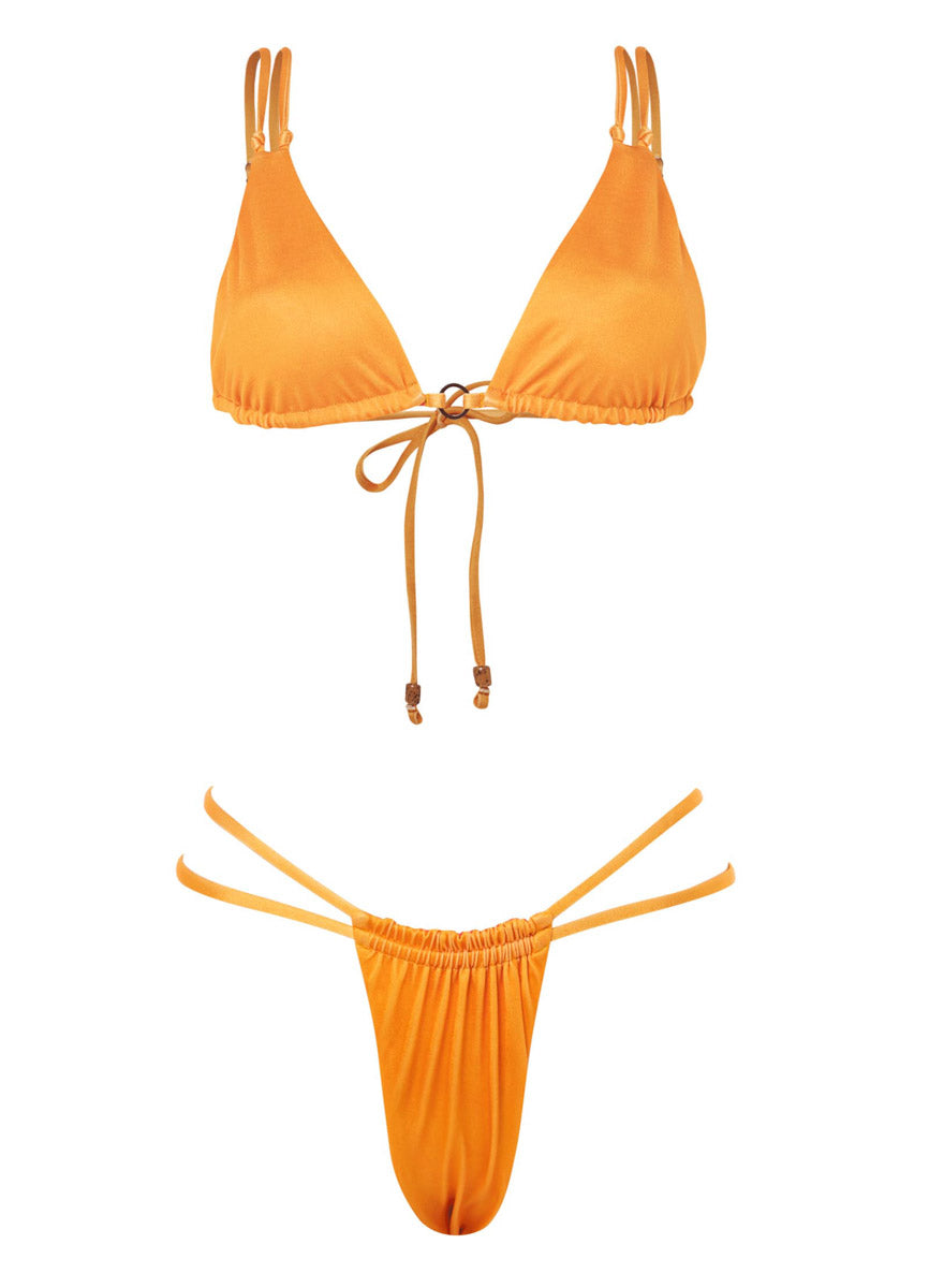 Maaji Tangerine Selva Split Strap Bikini Bottom