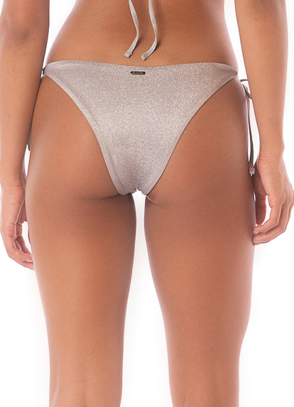  Maaji Smokey Silver Sunning Low Rise Tie Side Bikini Bottom