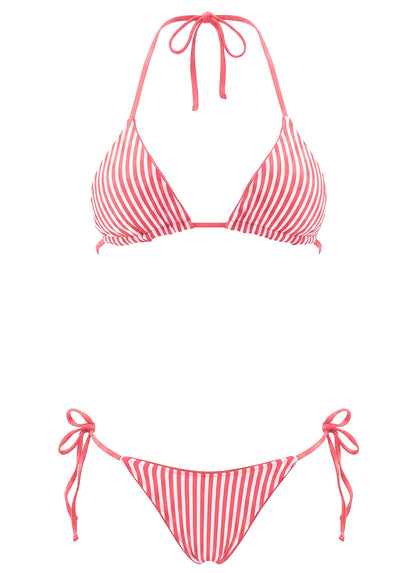 Thumbnail - Foto de Radiant Pink Sunning Low Rise Tie Side Bikini Bottom by Maaji - Panties - Vestidos de Baño - 6