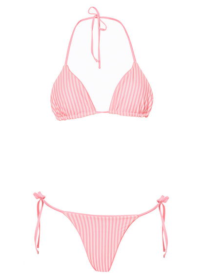  Foto de Pink Sunning Low Rise Tie Side  Bikini Bottom by Maaji - Panties - Vestidos de Baño