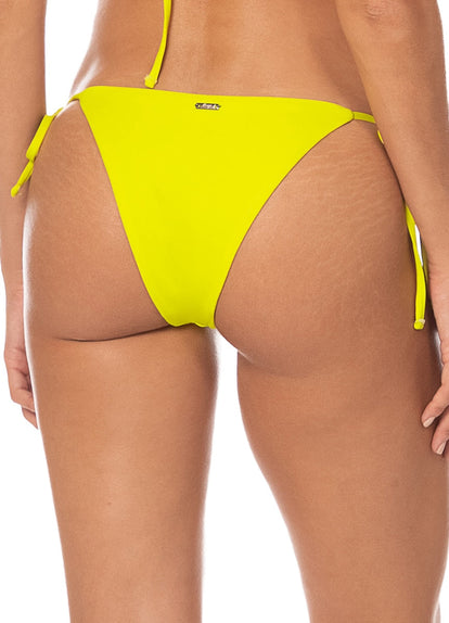  Foto de Yellow Sunning Low Rise Tie Side  Bikini Bottom by Maaji - Panties - Vestidos de Baño