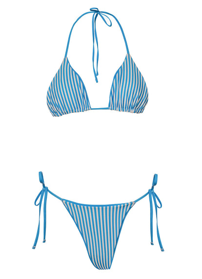  Foto de Blue Sunning Low Rise Tie Side  Bikini Bottom by Maaji - Panties - Vestidos de Baño