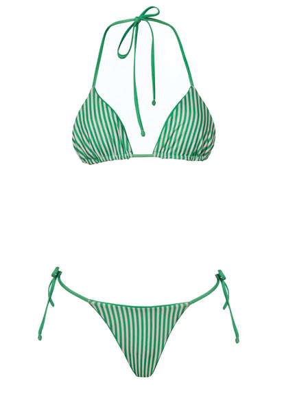  Foto de Green Sunning Low Rise Tie Side  Bikini Bottom by Maaji - Panties - Vestidos de Baño