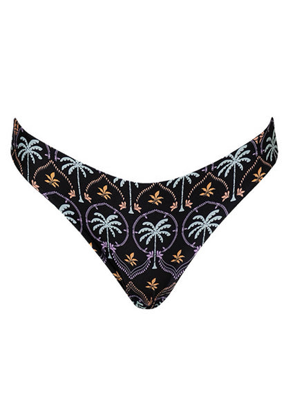 Thumbnail - Maaji Midnight Palm Splendors Regular Rise Thin Side Bikini Bottom - 6