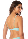 Maaji Sea Turquoise Irene Unmolded Underwire Bikini Top