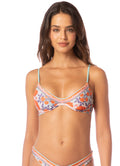 Maaji Sea Turquoise Irene Unmolded Underwire Bikini Top