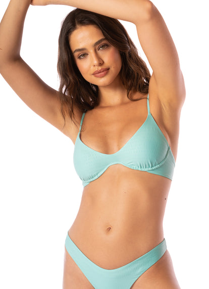  Maaji Sea Turquoise Irene Unmolded Underwire Bikini Top