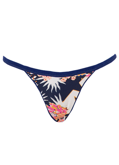 Thumbnail - Foto de Midnight Blue Nusa Regular Rise Split Strap Bikini Bottom by Maaji - Panties - Vestidos de Baño - 7