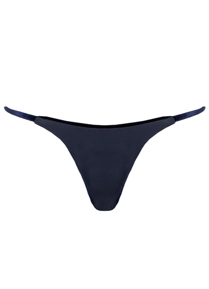 Thumbnail - Maaji Midnight Blue Nusa Regular Rise Split Strap Bikini Bottom - 9