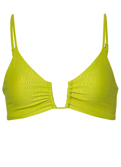  bikini top from Maaji – Lime Green Bia U Wire Bralette Bikini Top – Category: Apparel , Accessories Clothing Swimwear
