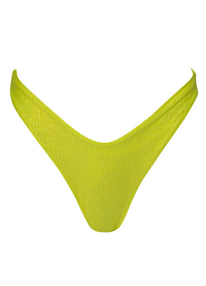  bikini bottom from Maaji – Lime Green Splendour Regular Rise Thin Side Bikini Bottom – Category: Apparel , Accessories Clothing Swimwear
