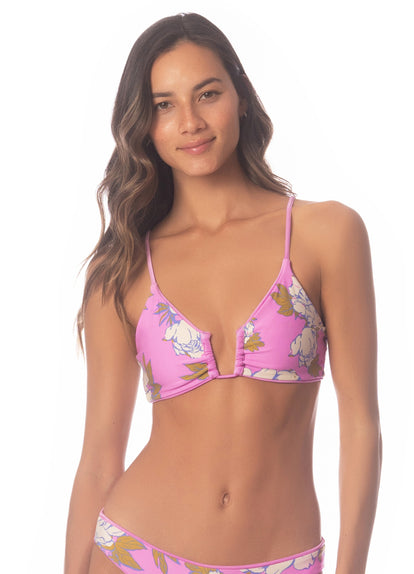  Maaji Fondant Pink Bia U Wire Bralette Bikini Top