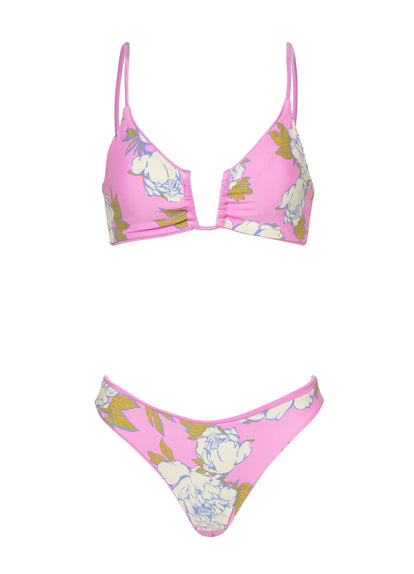 Thumbnail - Maaji Fondant Pink Sublimity Regular Rise Classic Bikini Bottom - 12