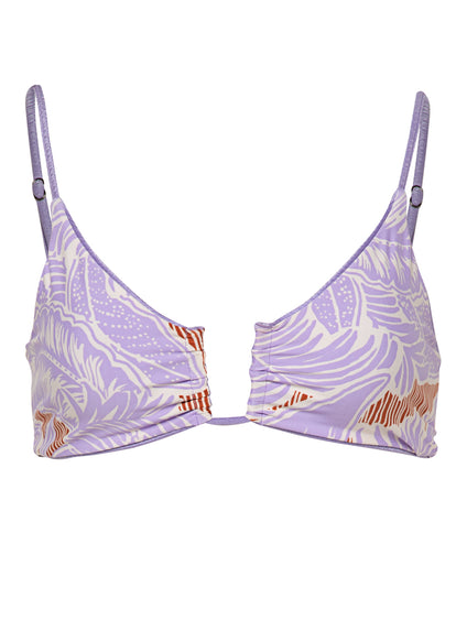 Thumbnail - Maaji Lavander Wisteria Bia U Wire Bralette Bikini Top - 8