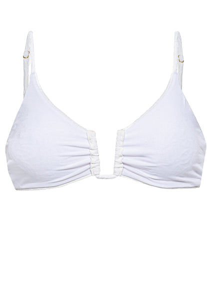  Maaji White Whisper Bia  U Wire Bralette Bikini Top