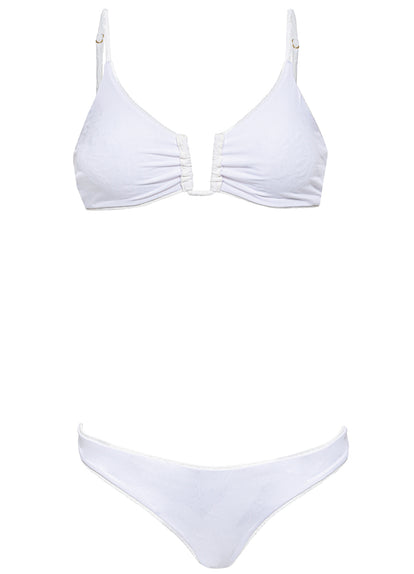  Maaji White Whisper Bia  U Wire Bralette Bikini Top