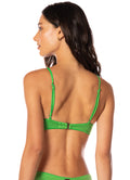 Maaji Emerald Brocade Bia U Wire Bralette Bikini Top