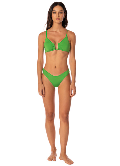  Maaji Emerald Brocade Bia U Wire Bralette Bikini Top