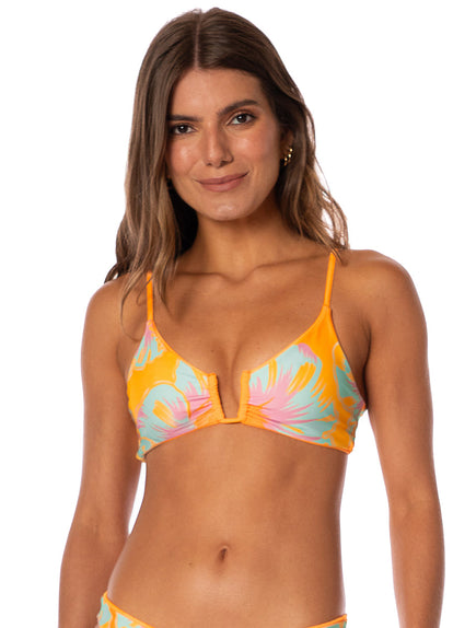 Thumbnail - Maaji Zesty Orange Bia U Wire Bralette Bikini Top - 9