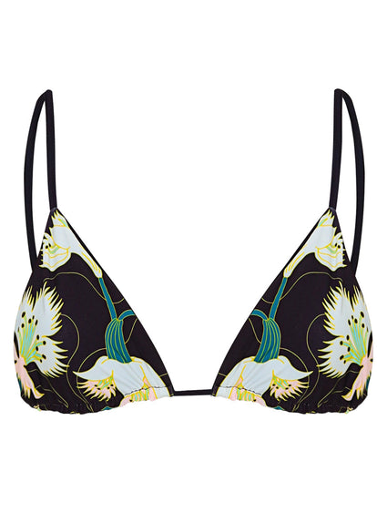 Thumbnail - Maaji Midnight Black Balming Sliding Triangle Bikini Top - 10