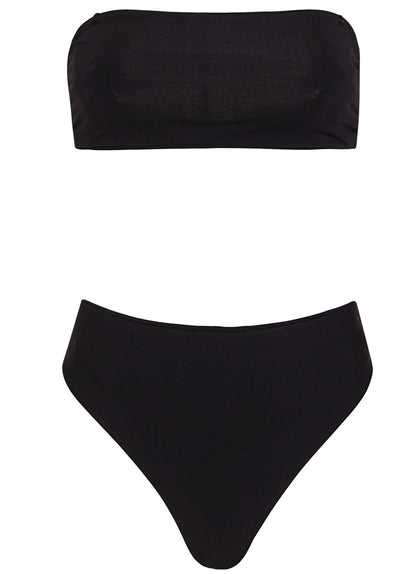 Thumbnail - Maaji Midnigh Palm Bryn Strapless Bandeau Bikini Top - 12