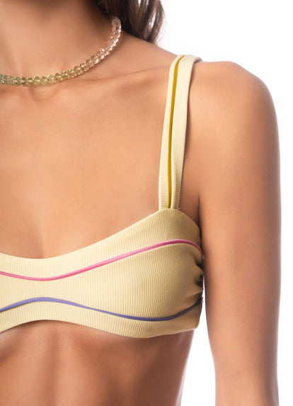  Maaji Panacota Headhunter Sporty Bralette Bikini Top