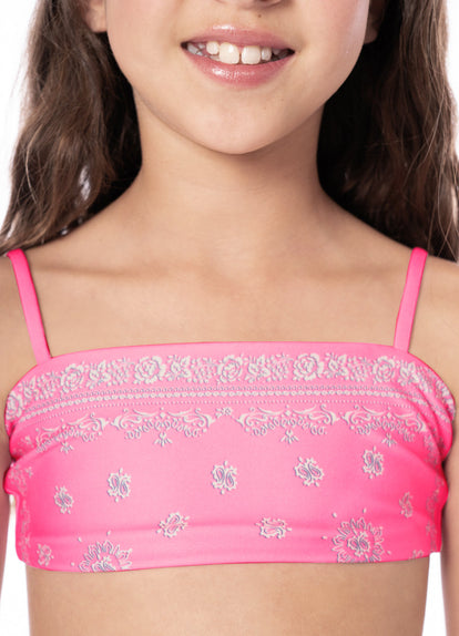  Maaji Boho Bandana Rainbow Girls Bikini Set 