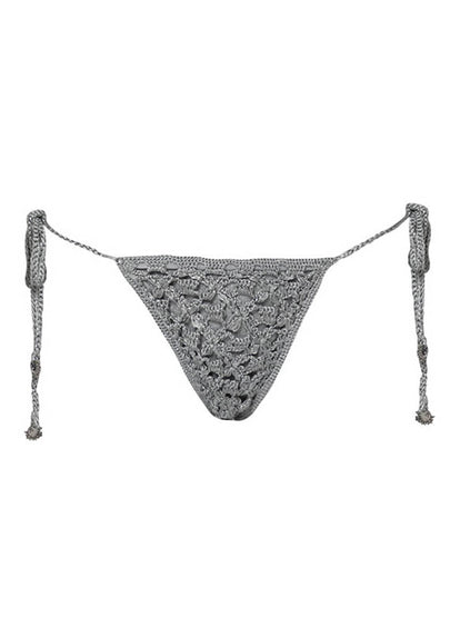 Thumbnail - Maaji Sparkle Mesh Sunshiny Regular Rise Tie Side Bikini Bottom - 7