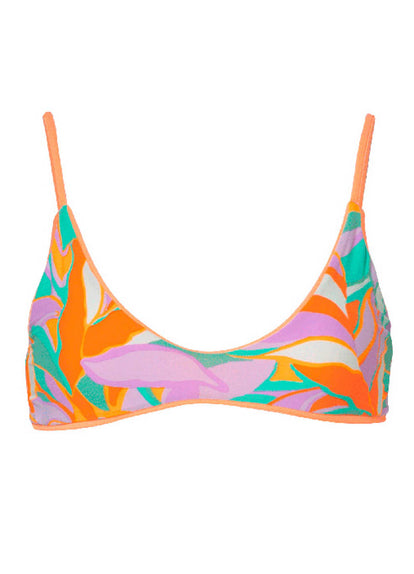 Thumbnail - Maaji Vibrant Apricot Liberties Classic Bralette Bikini Top - 8