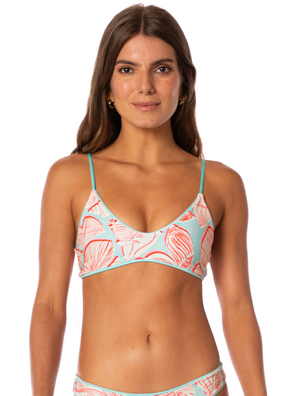 Thumbnail - Maaji Blue Heaven Liberties Sporty Bralette Bikini Top - 5