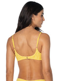 Maaji Signal Yellow Liberties Sporty Bralette Bikini Top