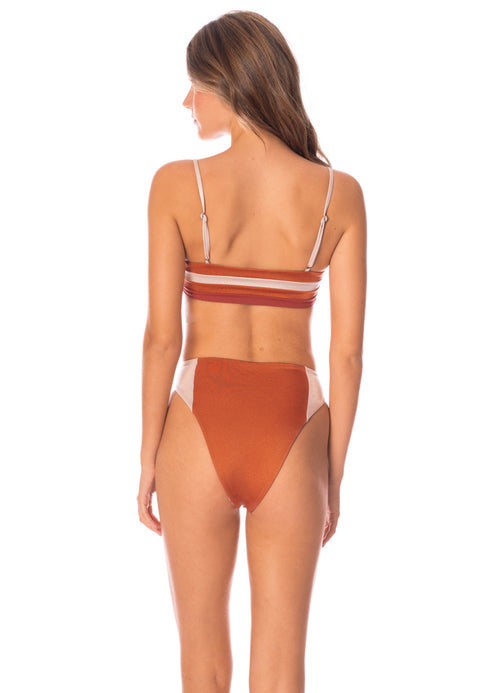 Main image -  Maaji Chai Latte Chestnuts Suslik High Rise Classic Bikini Bottom