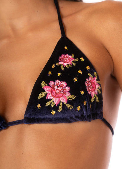  Maaji Bouquet Bliss Balmy Sliding Triangle Bikini Top