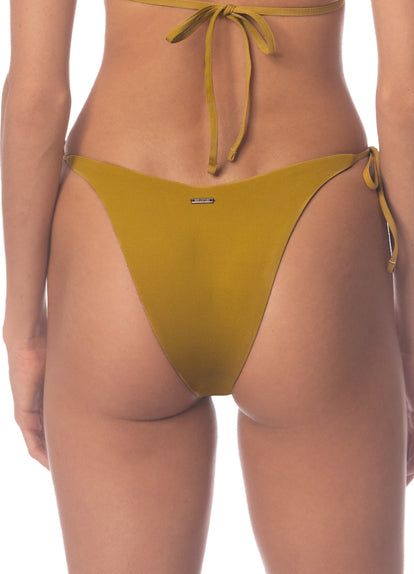 Thumbnail - Maaji Olive Palmetto Sunnier Regular Rise Tie Side Bikini Bottom - 5