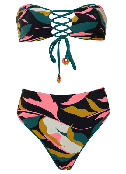  Foto de Verdant Breeze Nomad Strapless Bandeau Bikini Top by Maaji - Panties - Vestidos de Baño