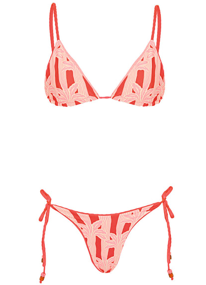  Foto de Flame Coral Everly Sliding Triangle Bikini Top by Maaji - Tops - Vestidos de Baño