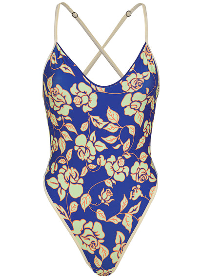  Maaji Cobalt Blue Mae Cheeky Cut Classic One Piece