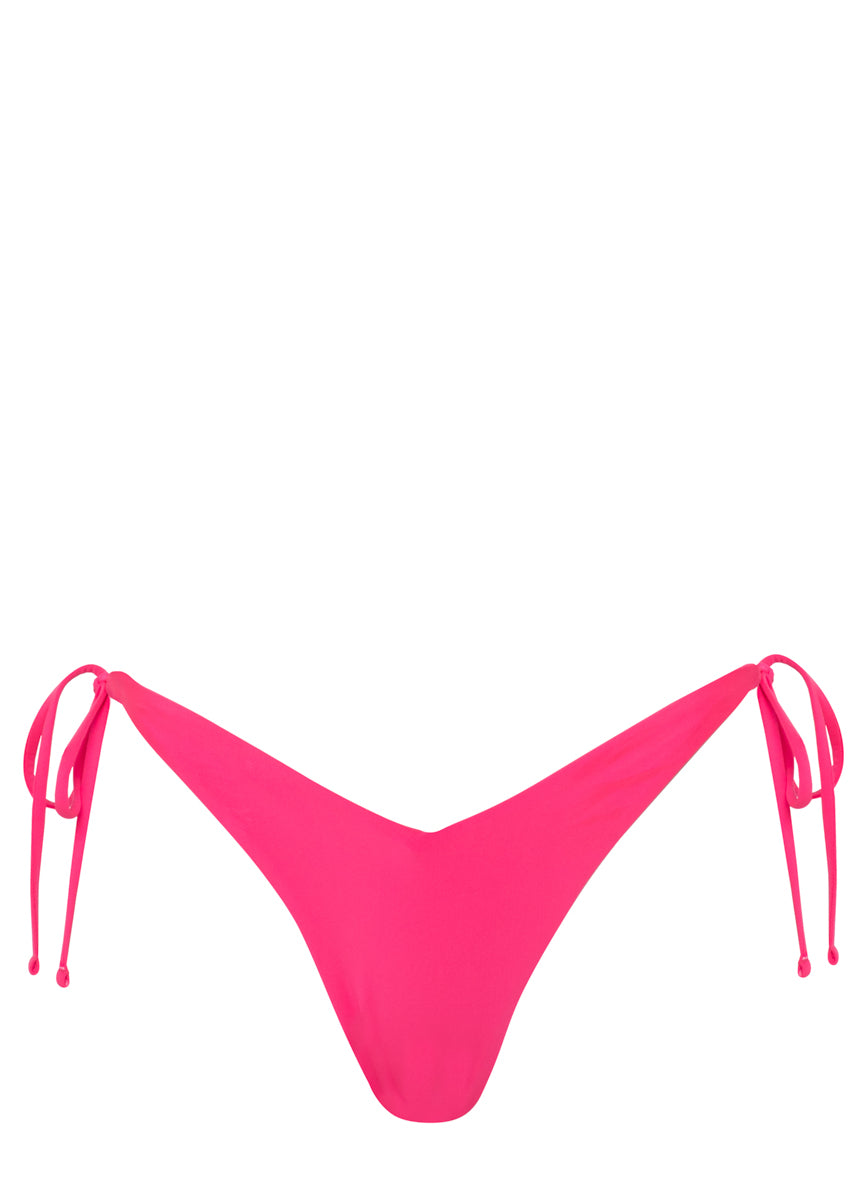 Maaji Fucshia Sunseeker Regular Rise Tie Side Bikini Bottom