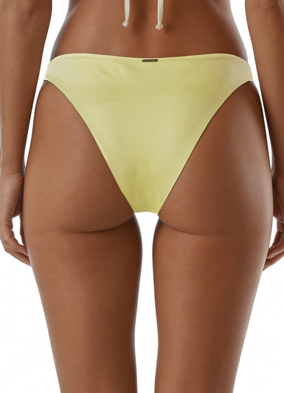 Thumbnail - Foto de Lemonade Green Delphi High Rise Thin Side Bikini Bottom by Maaji - Panties - Vestidos de Baño - 3