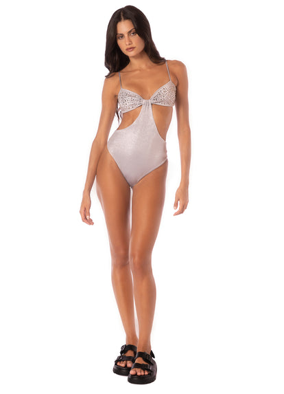 Thumbnail - Maaji Smokey Silver Anya Trikini One Piece - 4