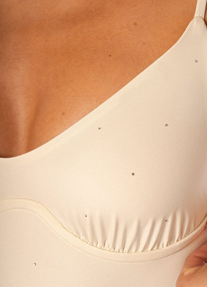 Thumbnail - Foto de Crystal Pearl Celine Cheeky Cut Underwire One Piece by Maaji - Enteros - Vestidos de Baño - 4