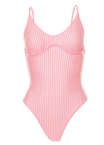 Thumbnail - Foto de Pink Celine Cheeky Cut Underwire One Piece by Maaji - Enteros - Vestidos de Baño - 7