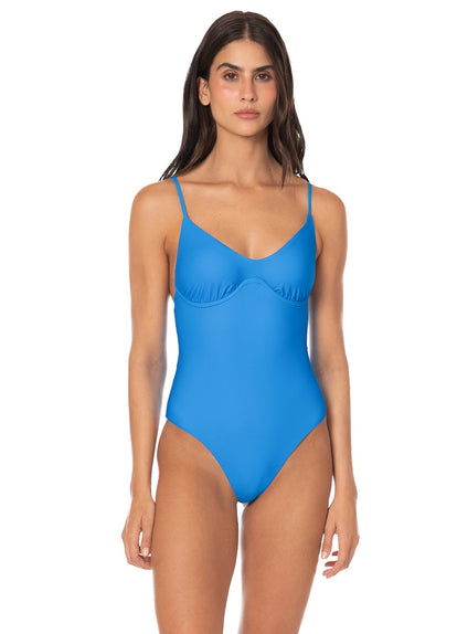  Foto de Blue Celine Cheeky Cut Underwire One Piece by Maaji - Enteros - Vestidos de Baño