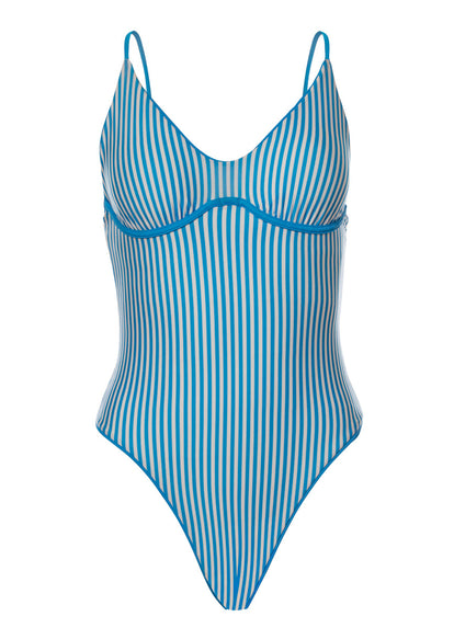  Foto de Blue Celine Cheeky Cut Underwire One Piece by Maaji - Enteros - Vestidos de Baño