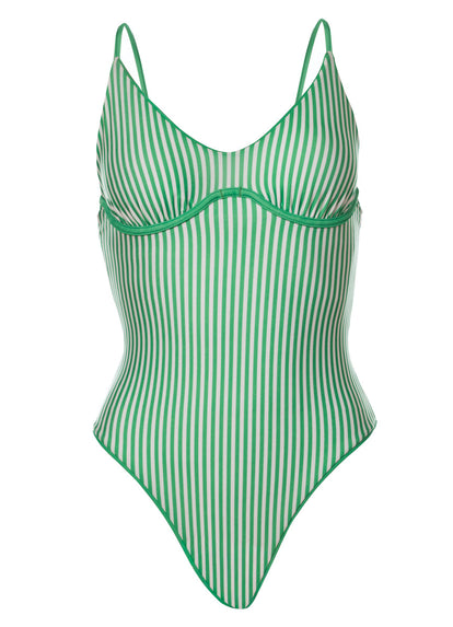 Thumbnail - Foto de Green Celine Cheeky Cut Underwire One Piece by Maaji - Enteros - Vestidos de Baño - 7