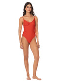 Maaji Red Celine Cheeky Cut Underwire One Piece